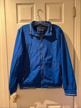 George Men’s Bright Blue Bomber Jacket